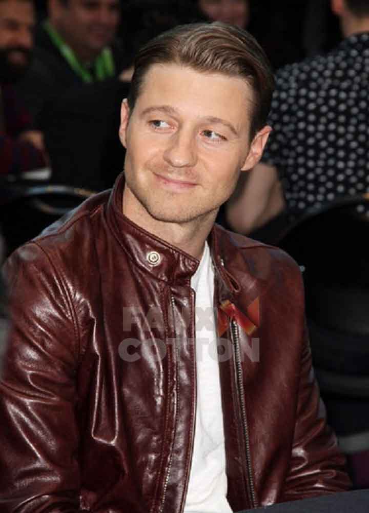 Gotham James Gordon Brown Leather Jacket
